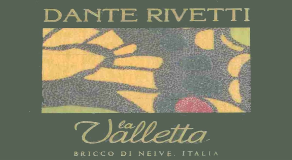 Dante Rivetti La Valletta 2007 Front Label