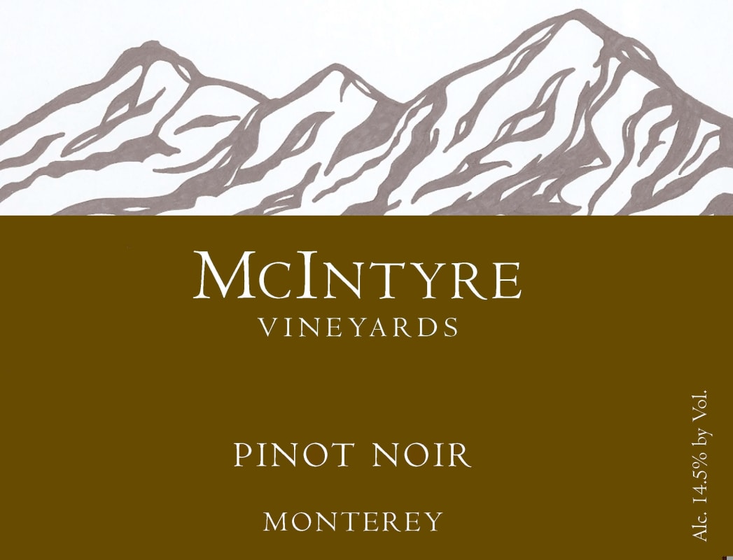 McIntyre Pinot Noir 2008 Front Label