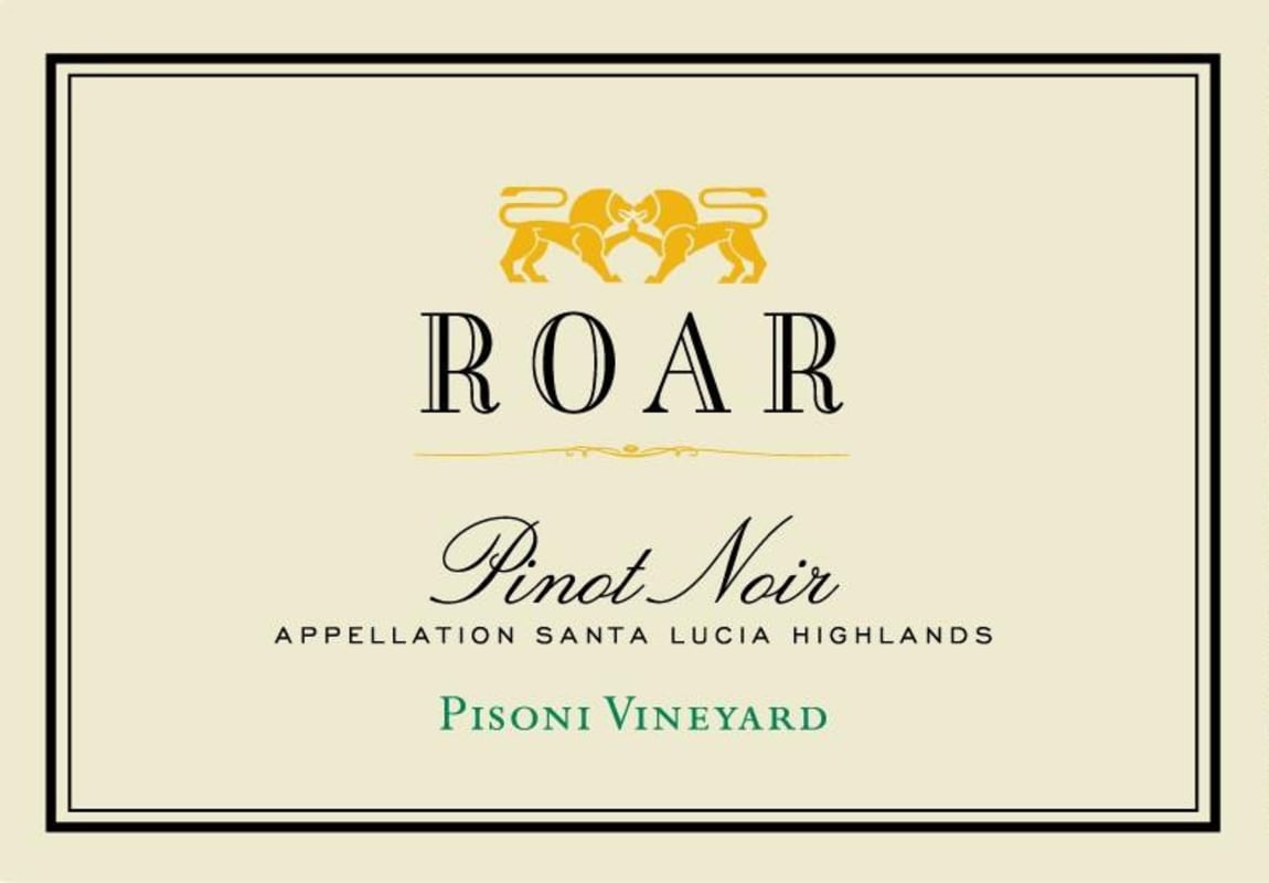 Roar Pisoni Vineyard Pinot Noir 2012 Front Label