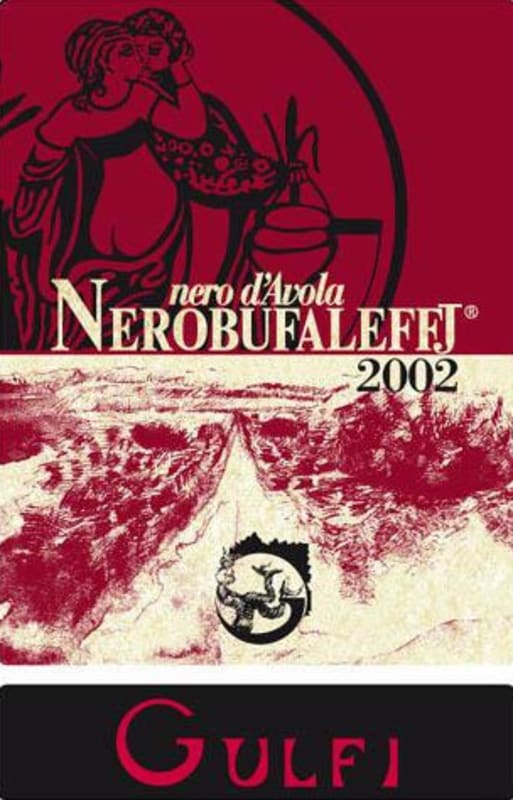 Gulfi Nerobaronj Nero d'Avola 2002 Front Label