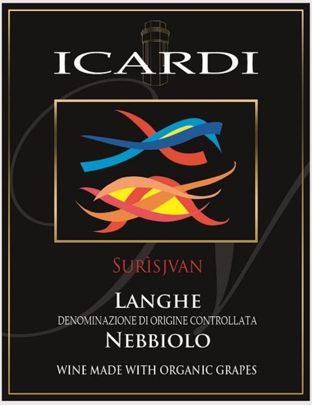 Icardi Surisjvan Langhe Nebbiolo 2013 Front Label