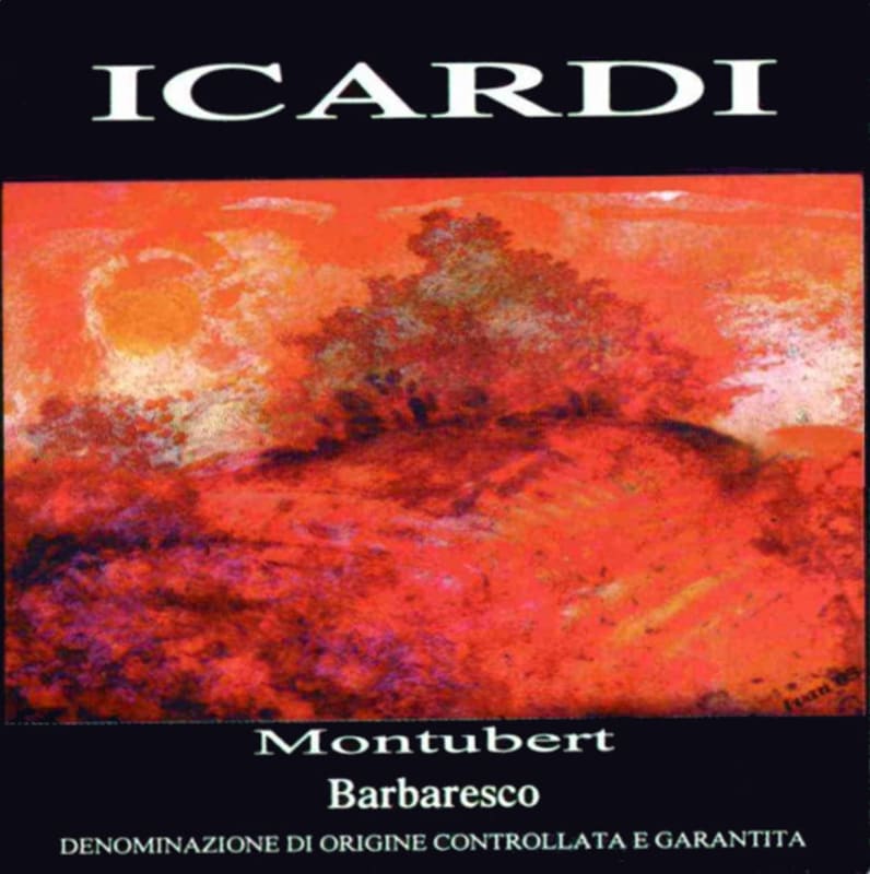Icardi Barbaresco Montubert 2006 Front Label