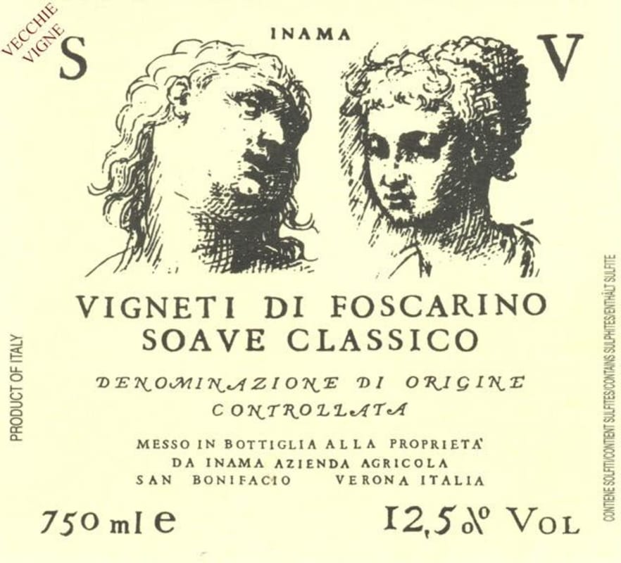 Inama Soave Classico Vigneti di Foscarino 2012 Front Label