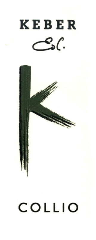 Keber, Edi Collio Bianco 2012 Front Label