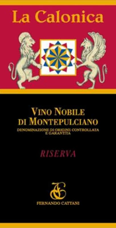 La Calonica Vino Nobile di Montepulciano Riserva 2003 Front Label