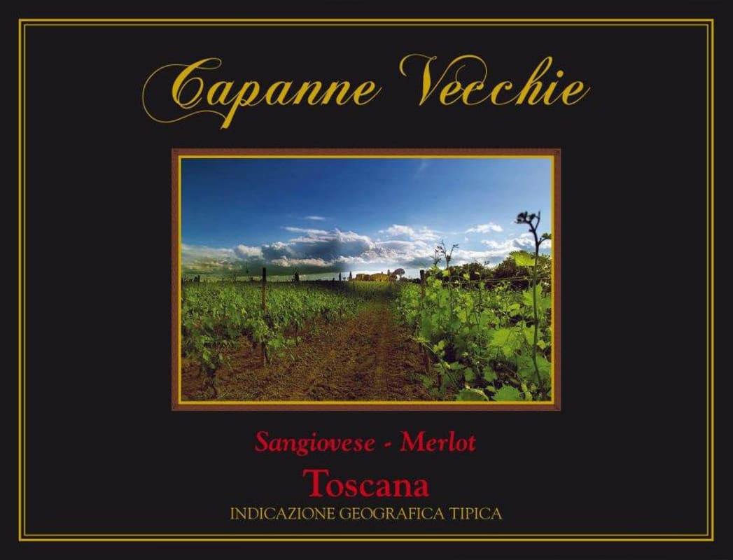 La Calonica Capanne Vecchie Toscana Sangiovese - Merlot 2010 Front Label