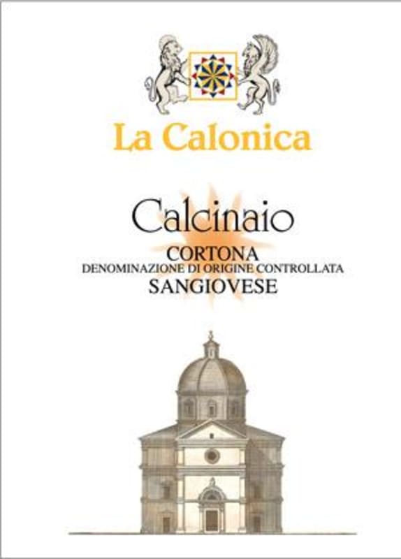 La Calonica Calcinaio Cortona Sangiovese 2009 Front Label