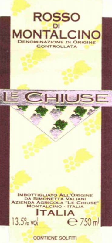 Le Chiuse Rosso di Montalcino 2006 Front Label