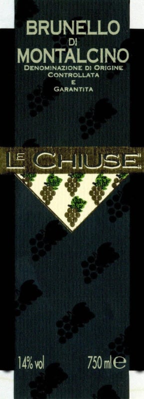 Le Chiuse Brunello di Montalcino 2007 Front Label