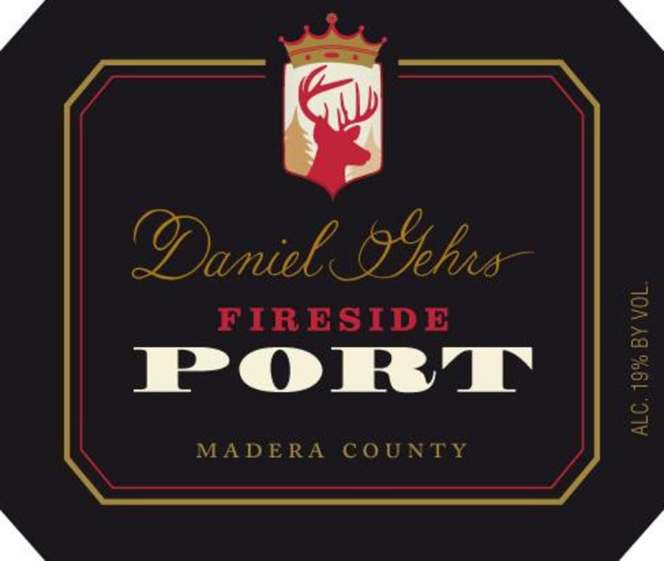 Daniel Gehrs Fireside Port 2010 Front Label