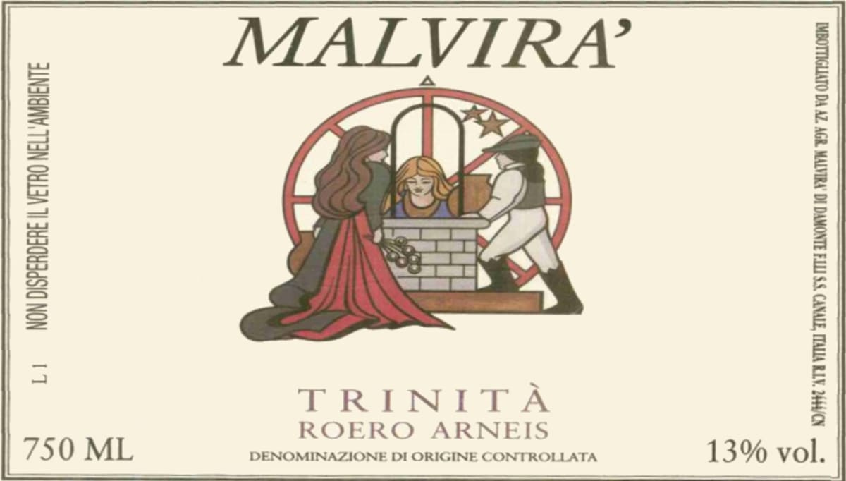 Malvira Roero Trinita Arneis 2006 Front Label