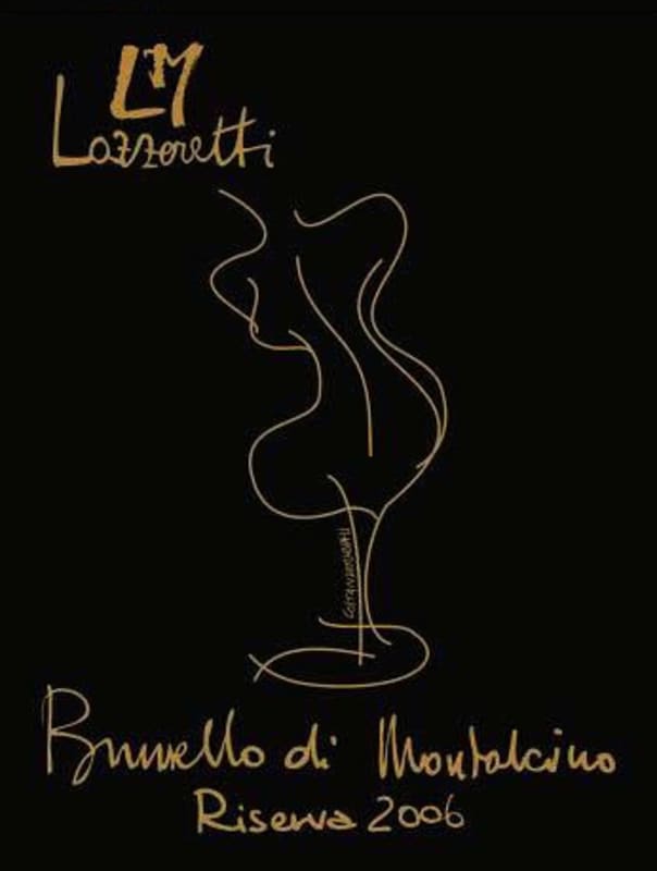 Marco Lazzeretti Brunello di Montalcino Riserva 2006 Front Label