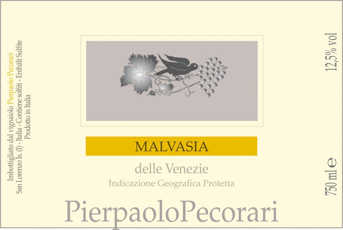 Pierpaolo Pecorari Malvasia 2014 Front Label