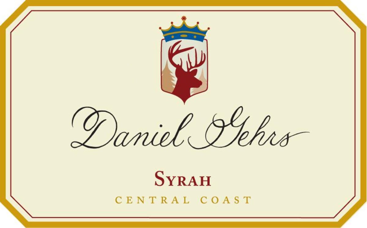 Daniel Gehrs Central Coast Syrah 2009 Front Label