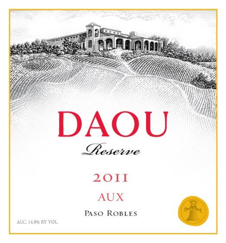 DAOU Reserve AUX 2011 Front Label
