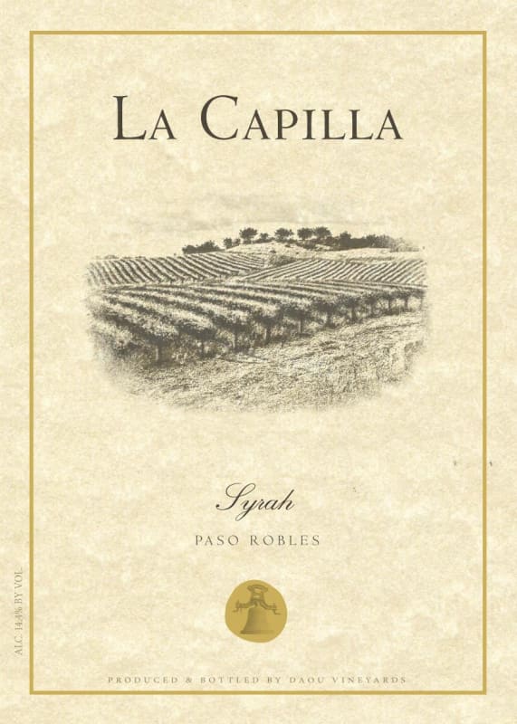 DAOU La Capilla Syrah 2006 Front Label