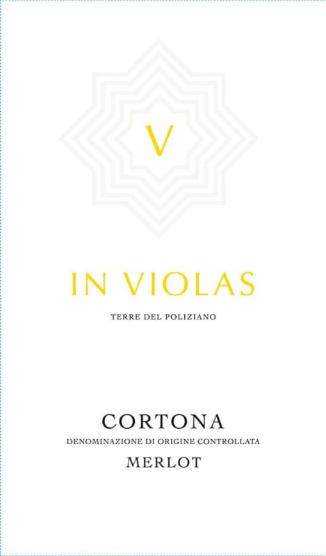 Poliziano Cortona 'In Violas' Merlot 2011 Front Label