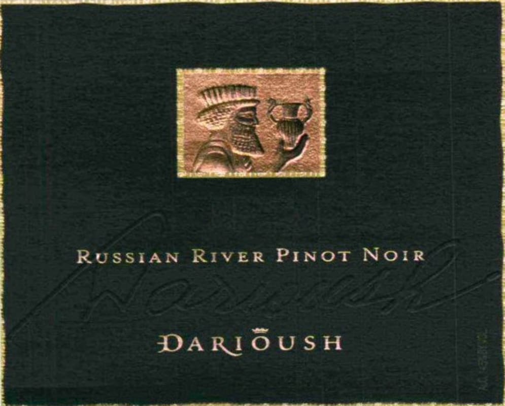 Darioush Russian River Valley Signature Pinot Noir 2007 Front Label
