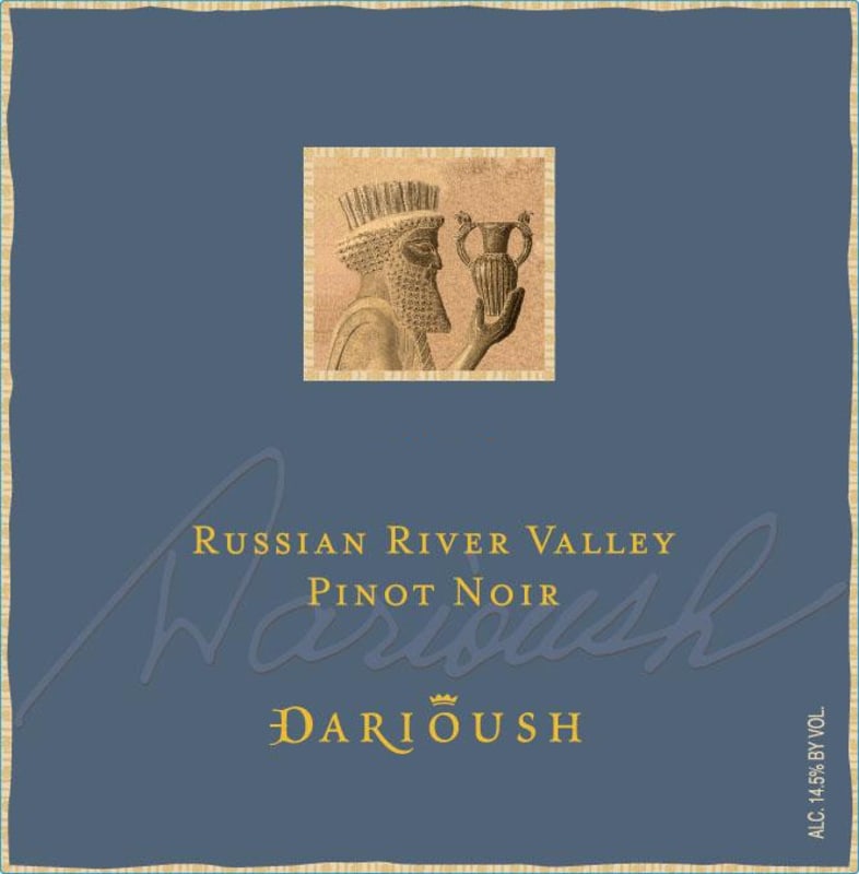 Darioush Russian River Valley Signature Pinot Noir 2010 Front Label