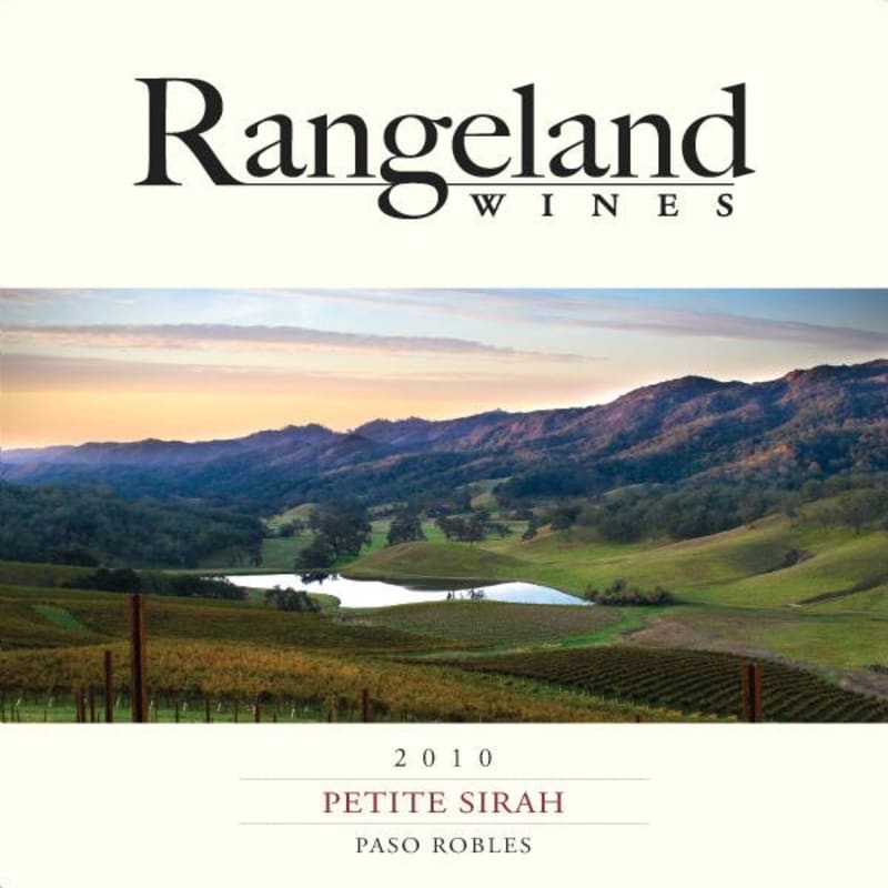 Rangeland Wines Petite Sirah 2010 Front Label