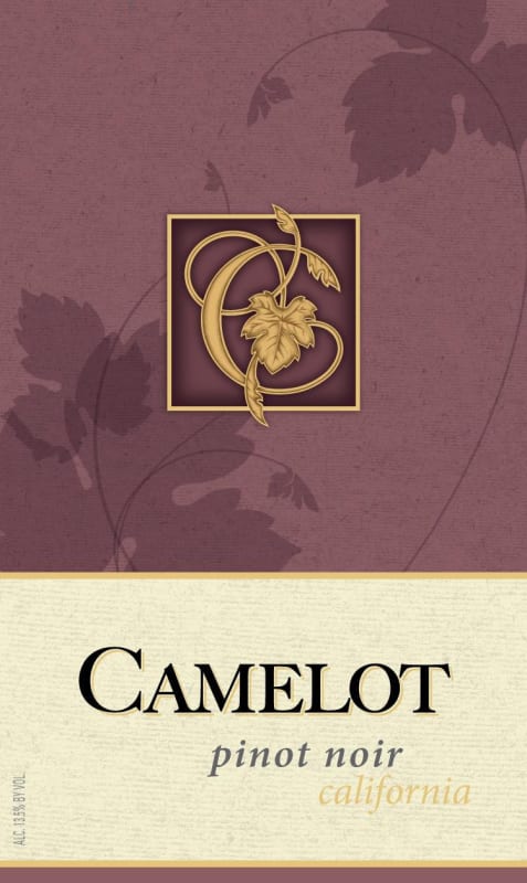 Camelot Pinot Noir 2010 Front Label