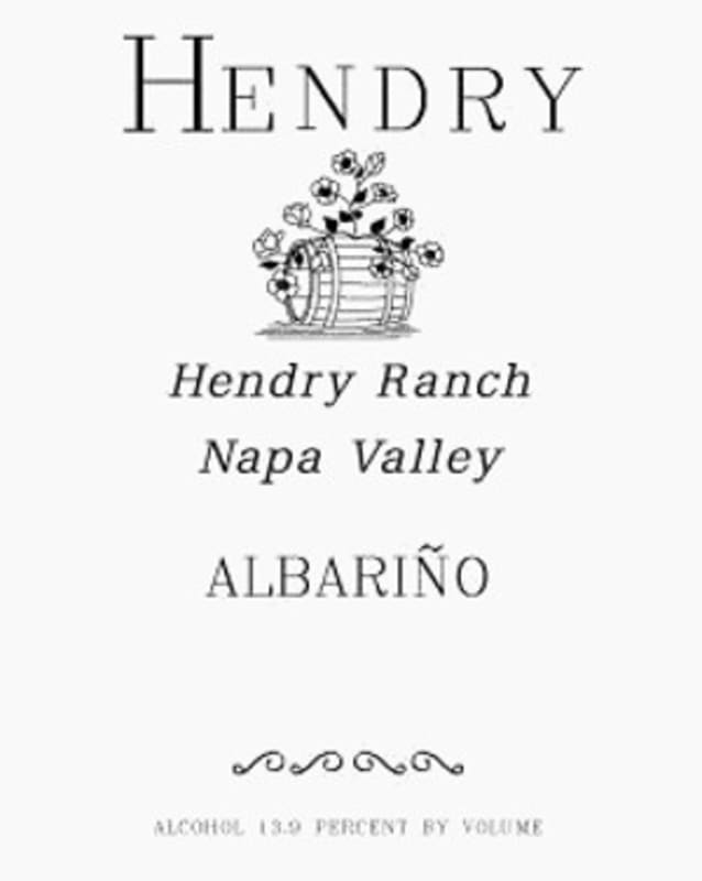 Hendry Hendry Ranch Albarino 2015 Front Label