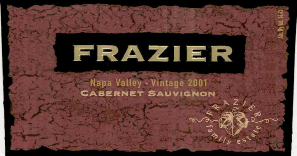 Frazier Cabernet Sauvignon 2001 Front Label