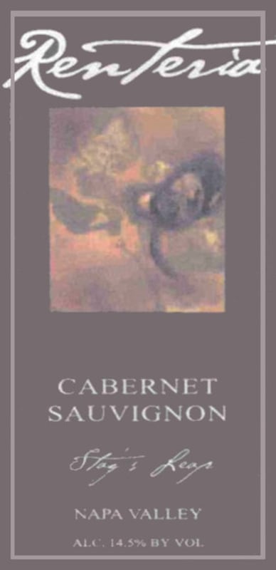 Renteria Wines Stag's Leap District Cabernet Sauvignon 2004 Front Label