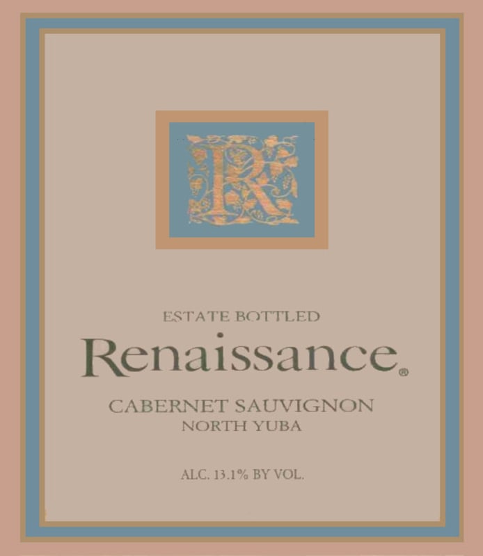 Renaissance Cabernet Sauvignon 2001 Front Label