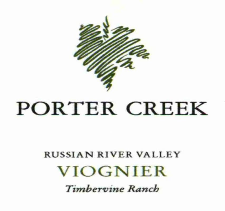 Porter Creek Timbervine Ranch Viognier 2006 Front Label