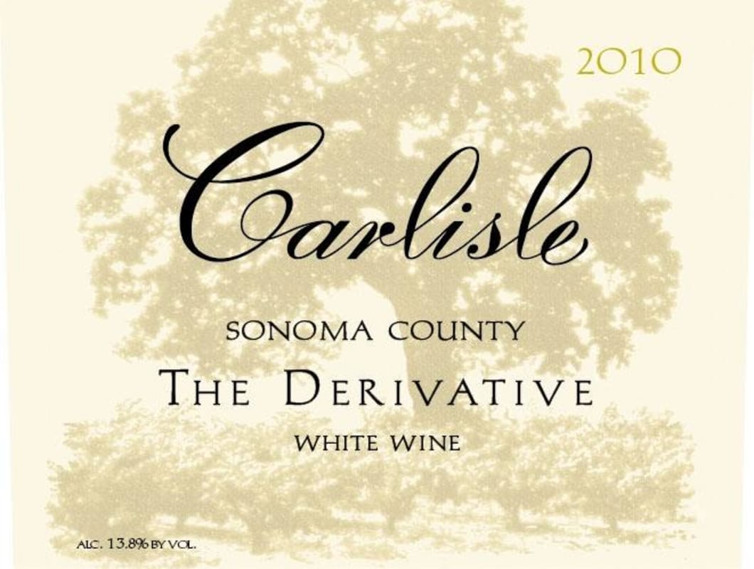 Carlisle The Derivative White 2010 Front Label
