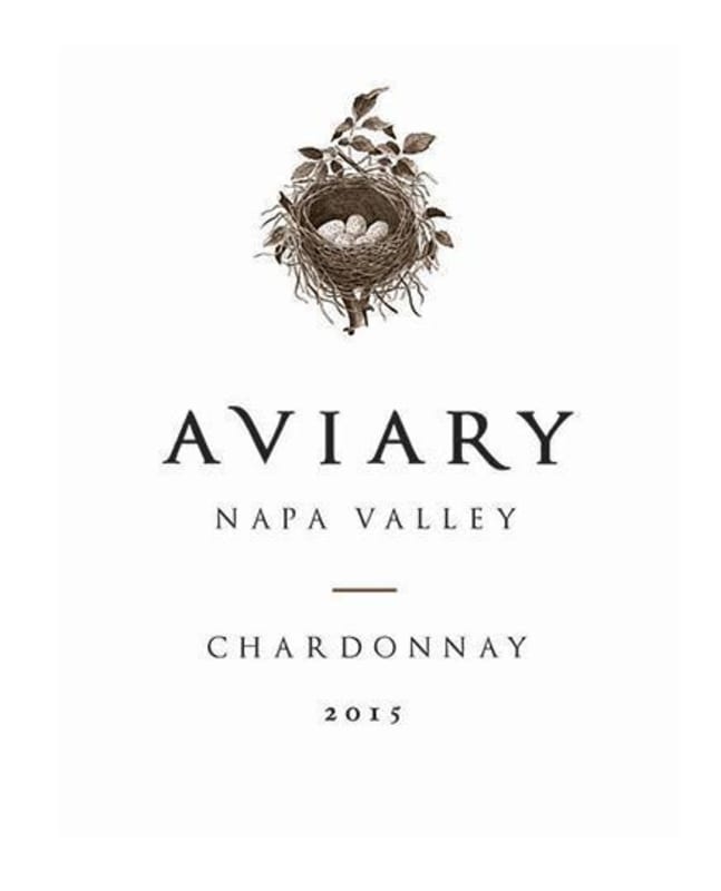 Aviary Vineyards Chardonnay 2015 Front Label