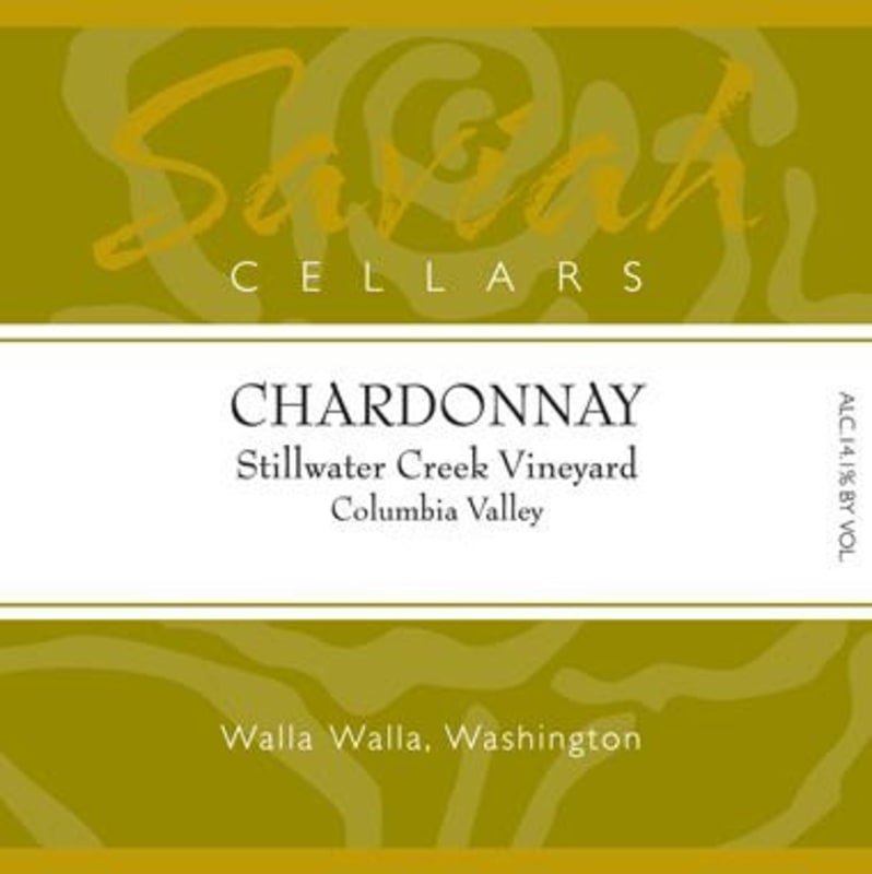 Saviah Stillwater Creek Vineyard Chardonnay 2008 Front Label
