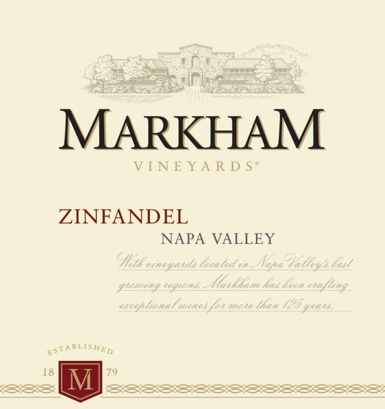Markham Zinfandel 2012 Front Label