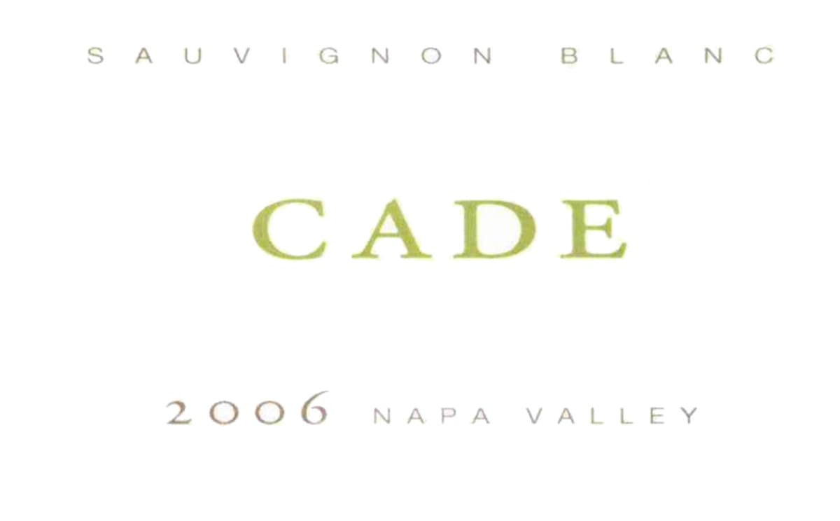 CADE Napa Valley Sauvignon Blanc 2006 Front Label