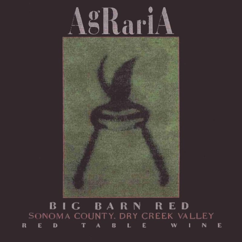 Peterson Agraria Big Barn Red 1999 Front Label
