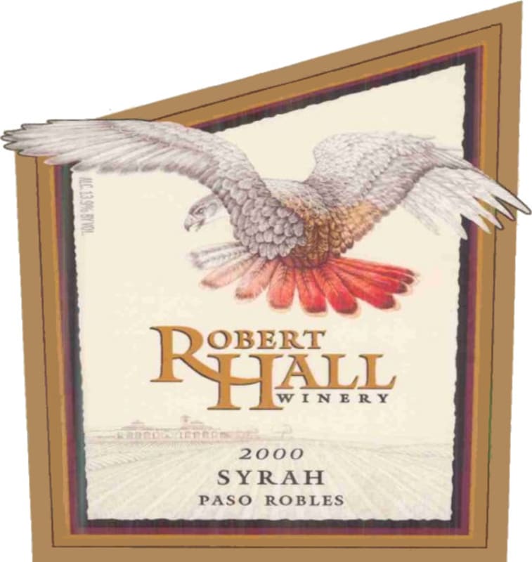 Robert Hall Syrah 2000 Front Label
