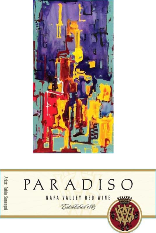 V. Sattui Paradiso Red Blend 2013 Front Label