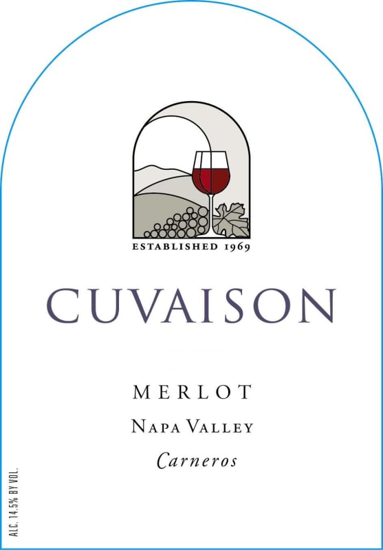 Cuvaison Carneros Merlot 2004 Front Label