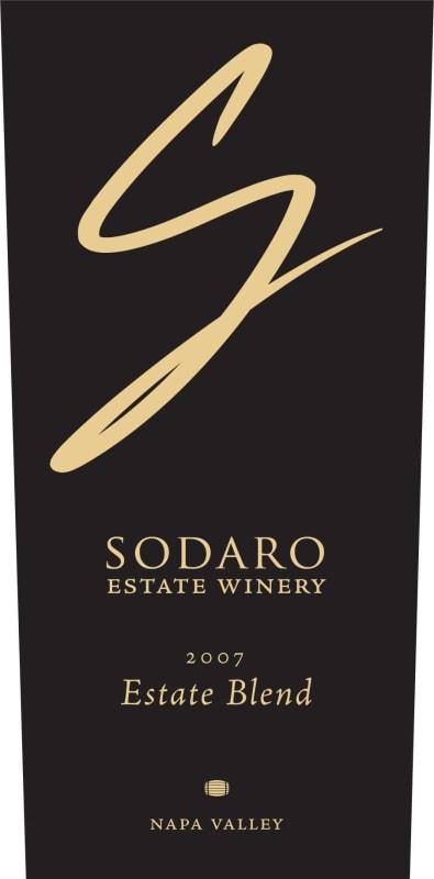 Sodaro Estate Winery Estate Blend Red 2007 Front Label