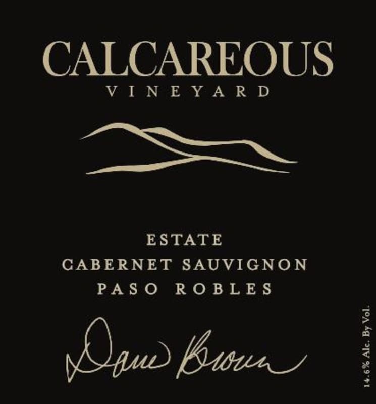 Calcareous Vineyard Signature D Cabernet Sauvignon 2013 Front Label