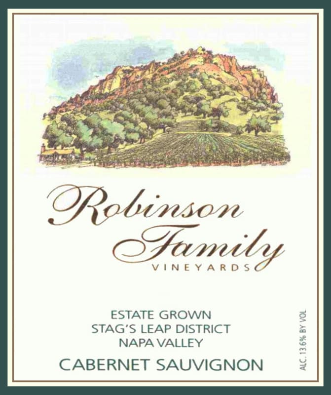 Robinson Family Vineyards Cabernet Sauvignon 2008 Front Label