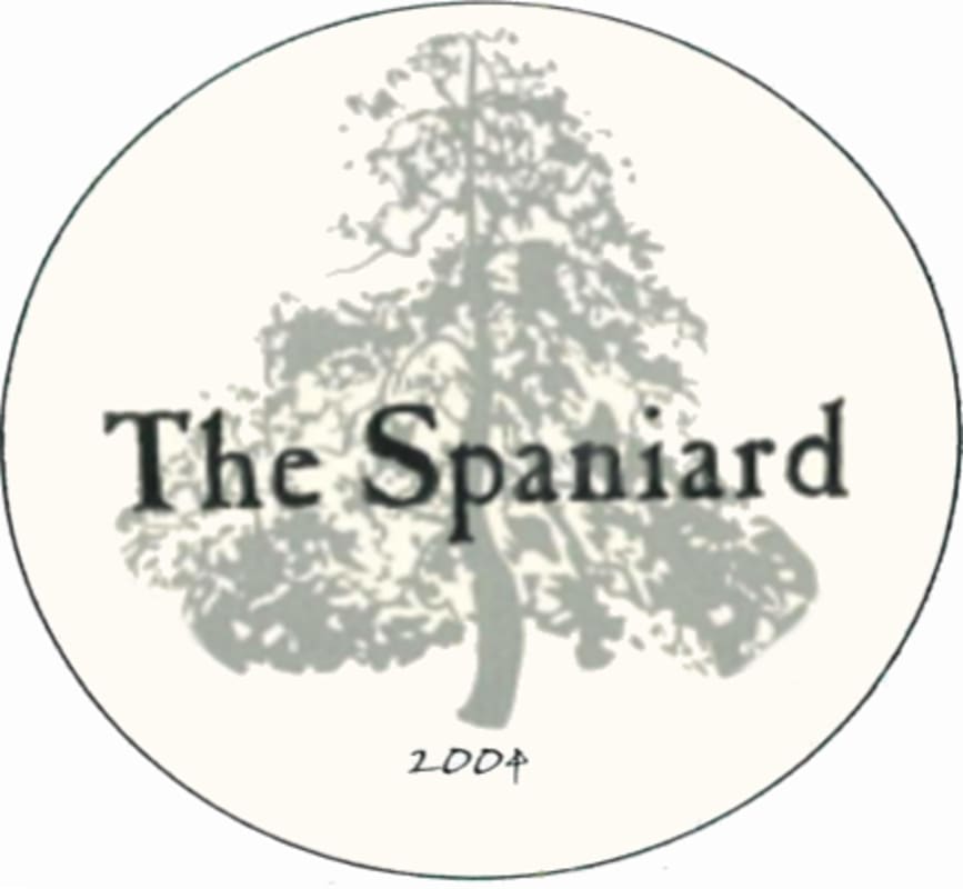 Twisted Oak Winery The Spaniard 2004 Front Label