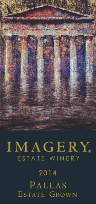 Imagery Estate Winery Pallas Red 2014 Front Label