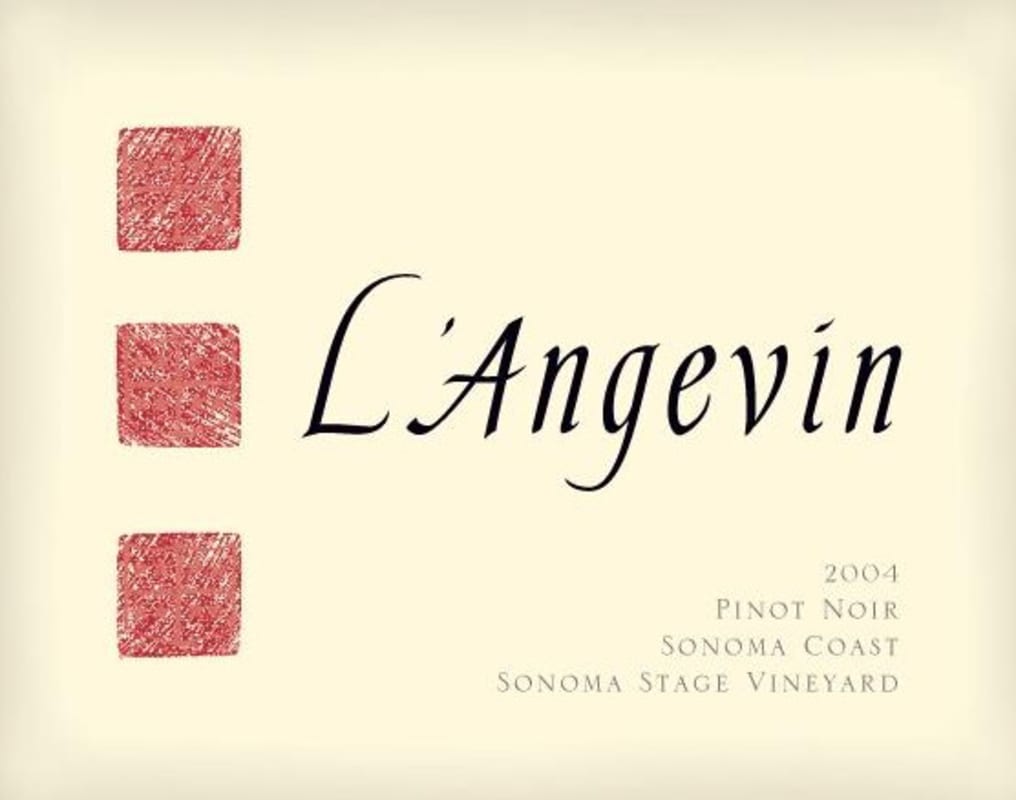 L'Angevin Wines Stage Vineyard Pinot Noir 2004 Front Label