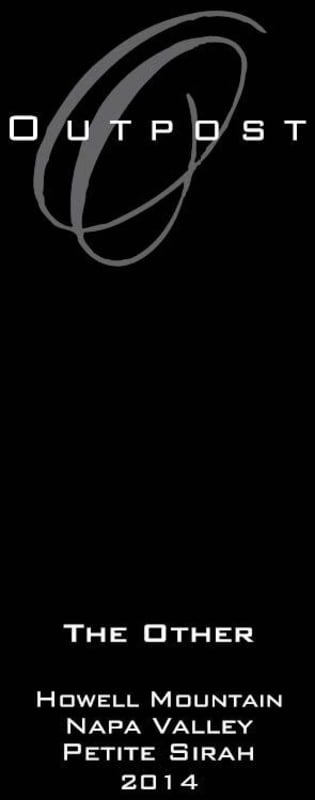 Outpost The Other Petite Sirah 2014 Front Label