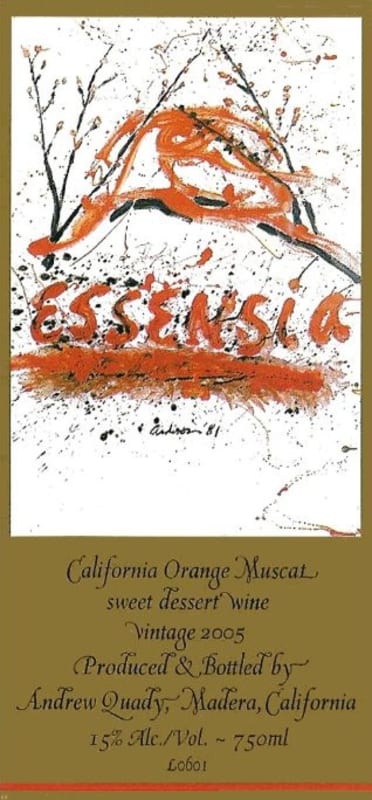 Quady Essensia Orange Muscat 2005 Front Label