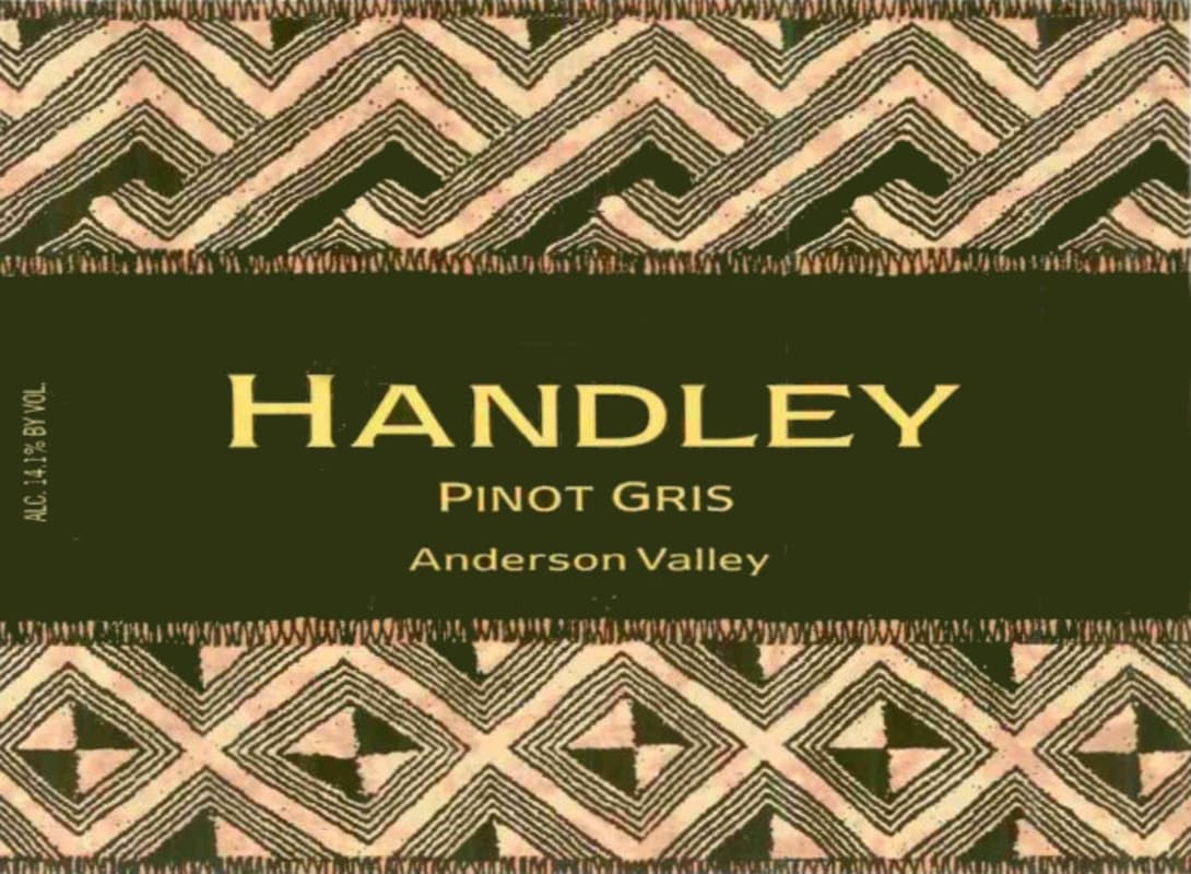 Handley Anderson Valley Pinot Gris 2007 Front Label
