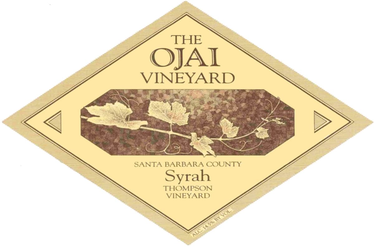 Ojai Thompson Syrah 2006 Front Label