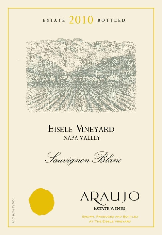 Araujo Eisele Vineyard Sauvignon Blanc 2010 Front Label